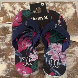 Hurley Men’s Flip Flops Size 8 NWT